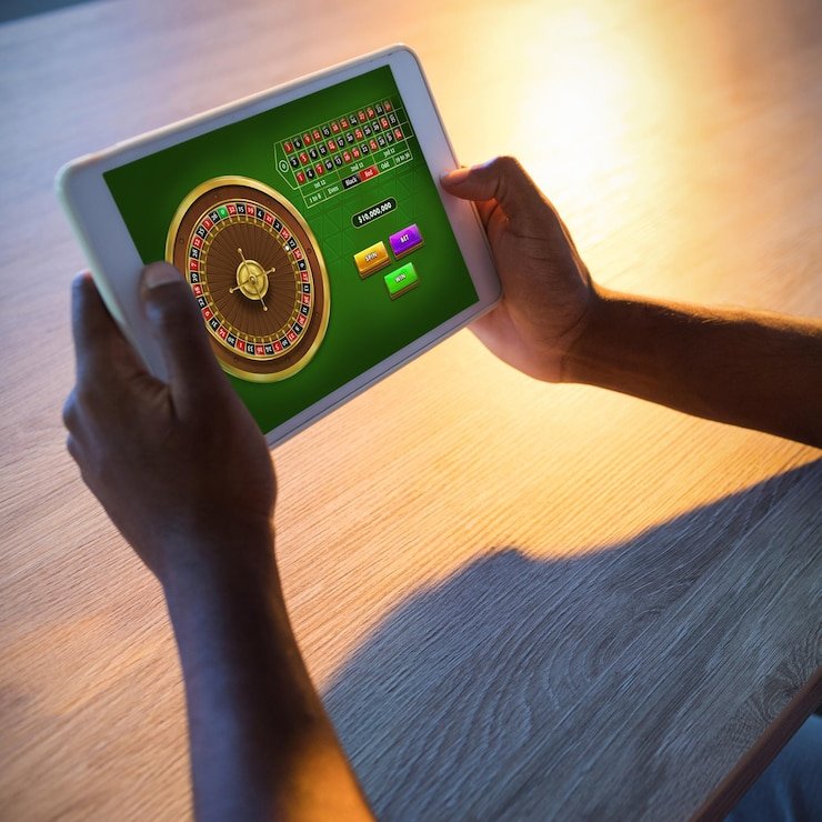 Simbol tanggung jawab dan hiburan yang sehat di platform digital